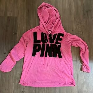 Love Pink lightweight hoodie